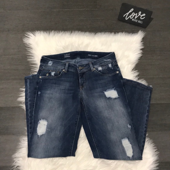 gray saks fifth avenue jeans